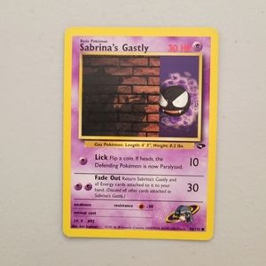 Classic Sabrina's Gastly Gym Challenge 96/132 Common Pokemon Card